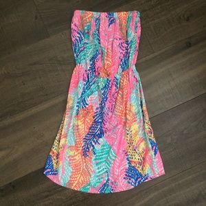Lilly Pulitzer strapless dress